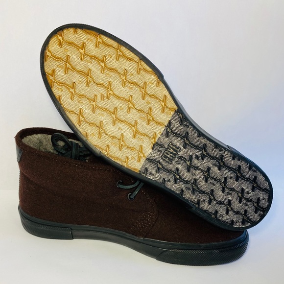 BRAND NEW FRYE men Ludlow high sneaker shoes wool - Picture 7 of 8